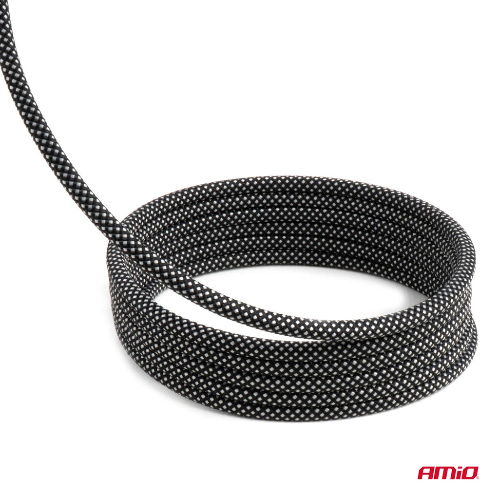 Kabel USB magnetyczny USB-C – USB-C 60W 200cm AMIO-04841
