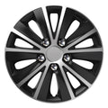 Kołpak samochodowy czarno srebrny ze śrubami chrom Rapide NC 16" cali