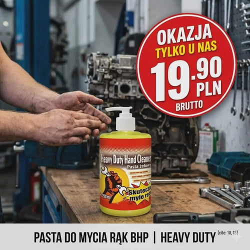 Heavy Duty Hand Cleaner – Żelowa Pasta do Mycia Rąk BHP Agrotech Zachód