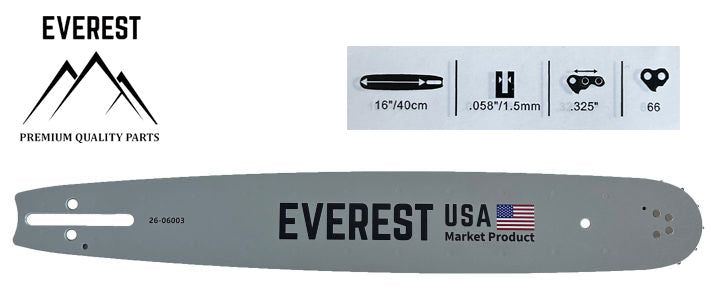 PROWADNICA 16".325 1,5mm 66ogn. EVEREST
