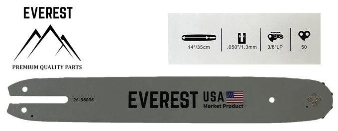PROWADNICA 14" 3/8LP 1,3mm 50ogn. EVEREST