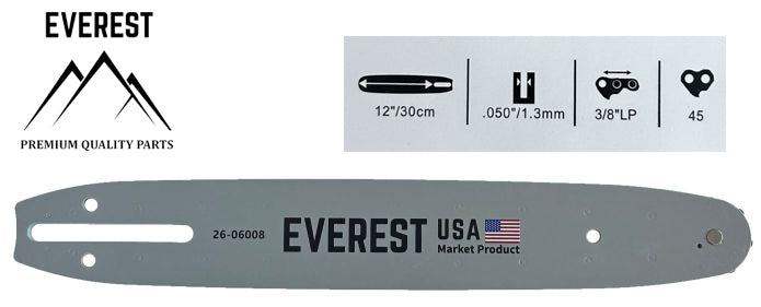 PROWADNICA 12" 3/8LP 1,3mm 45ogn. EVEREST