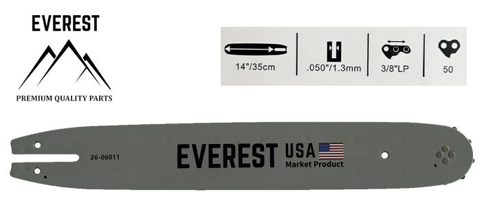 PROWADNICA 14" 3/8LP 1,3mm 50ogn. EVEREST