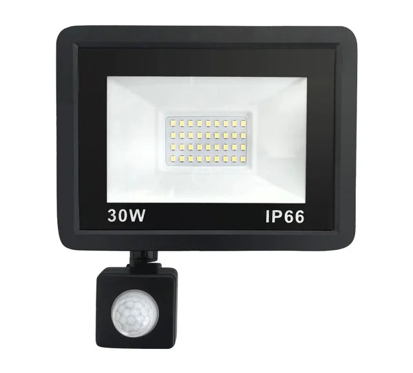 Lampa ledowa z czujnikiem ruchu i zmierzchu, 30W, 230 V, 2700 lm, barwa światła 6500 K ERA Lamps