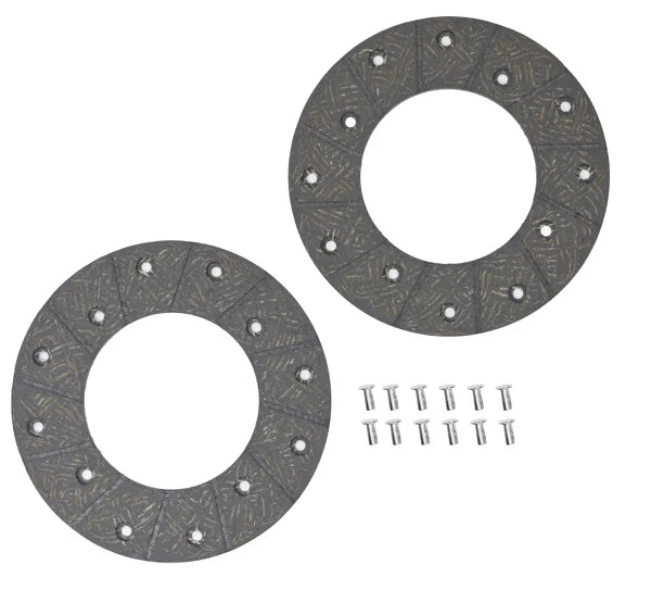 Komplet okładzin hamulca nożnego; fi-165mm, 2 sztuki+nity; Bizon; 5040240472 APARTS
