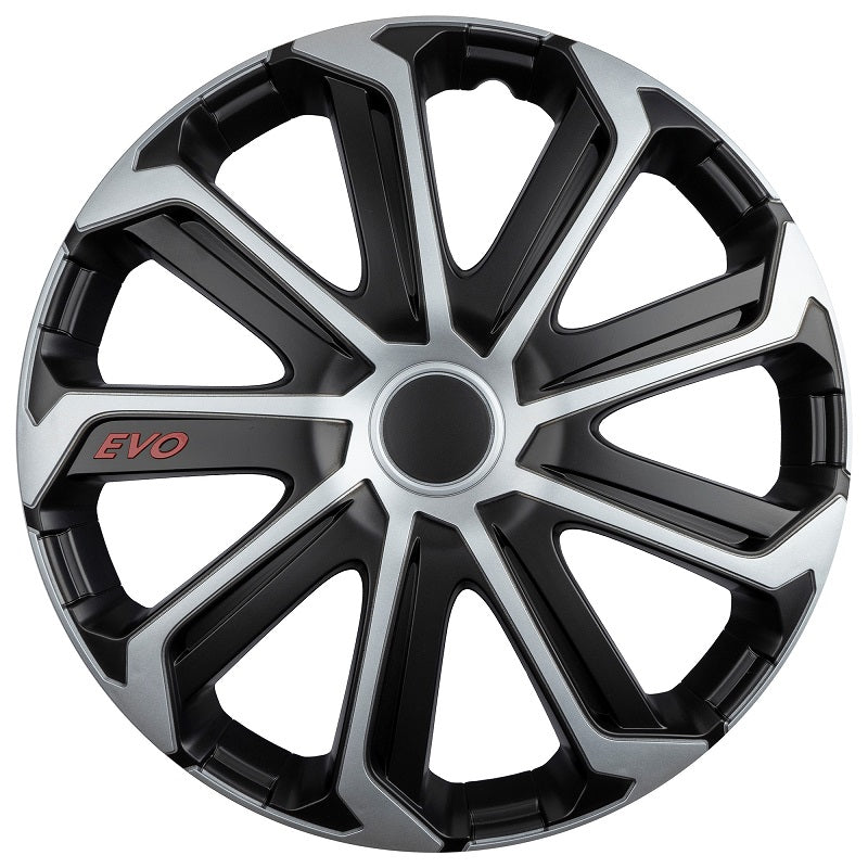 Kołpak samochodowy Evo black&silver 15" cali