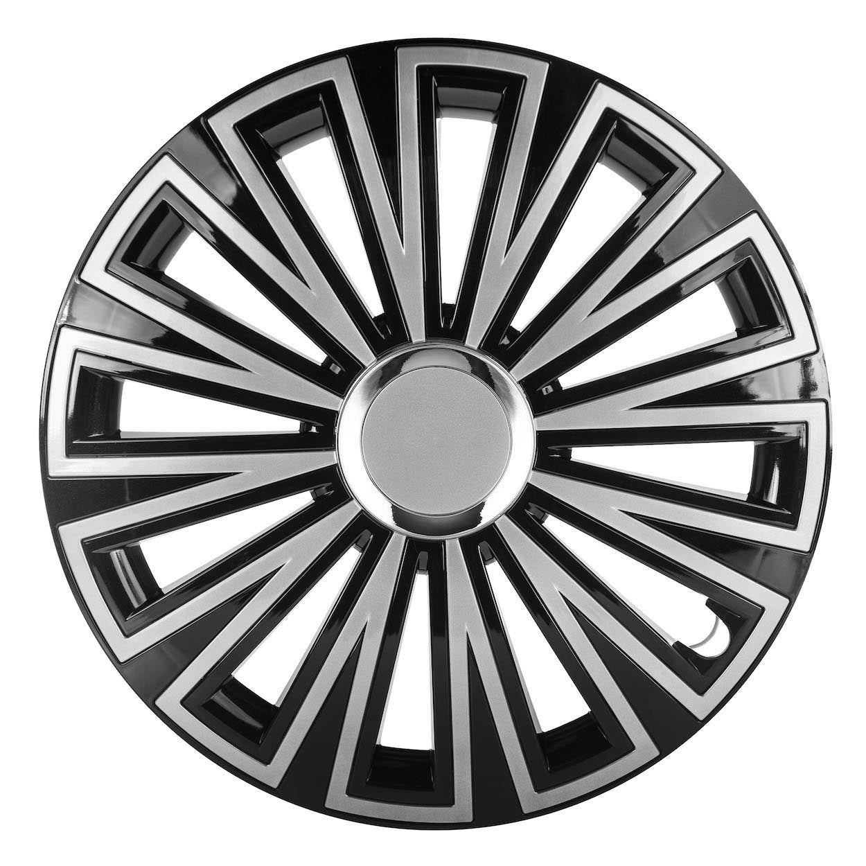 Kołpak SUNSET 15"  czarno-srebrny