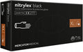 Rękawice nitrylowe czarne Mercator Nitrylex Black rozmiar XL 100 szt.
