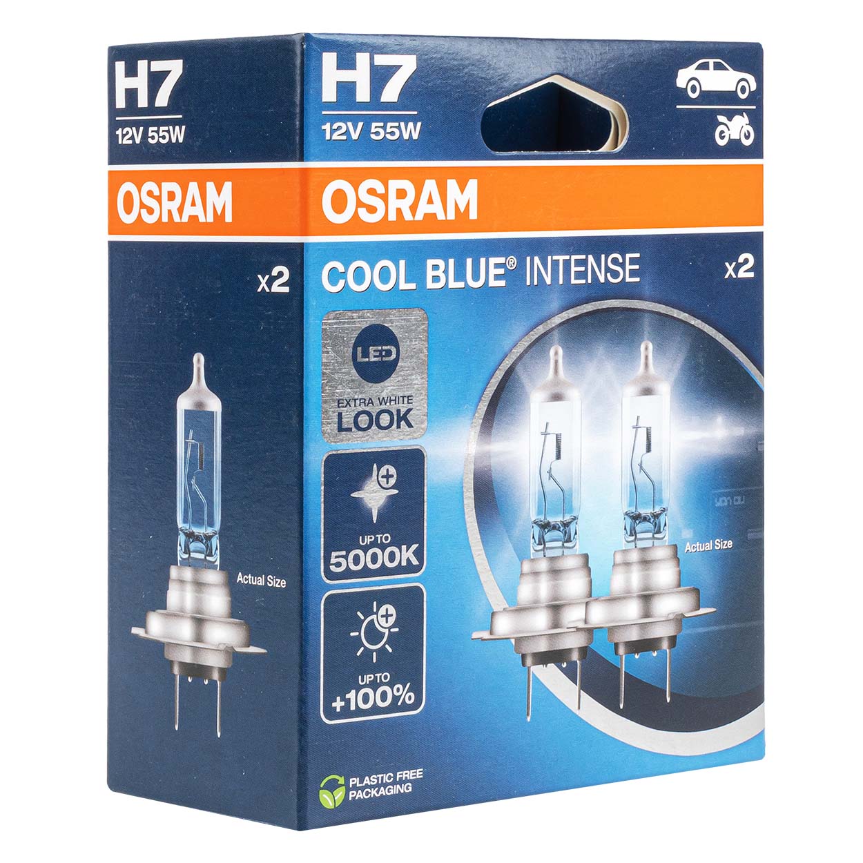 Żarówka halogenowa Osram H7 12V 55W PX26d Cool Blue NEXT GEN 2 szt.