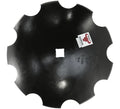 Talerz zębaty fi - 460 mm, grubość - 3,5 mm, otwór 30 mm / 30 mm, stal borowa 45-48 hrc, Z-9, Brona talerzowa Agro BULL