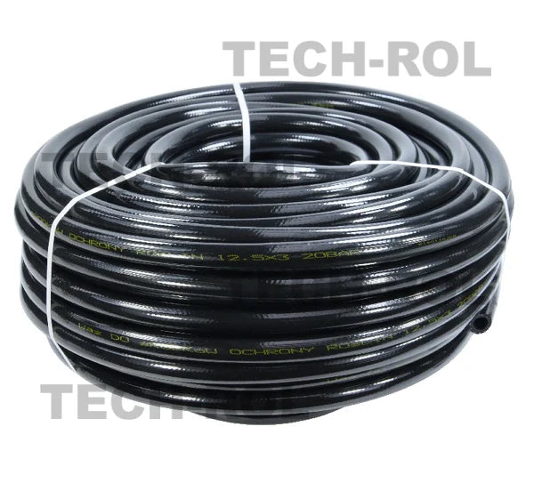 Wąż techniczny czarny fi-12,5x3mm 20 bar opakowanie 50 metrów, do opryskiwacza Agaplast