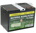 Bateria 9V 55Ah alkaliczna; Elektryzator; do ogrodzenia elektrycznego; 201-031-001, 11-0070 LubaCell
