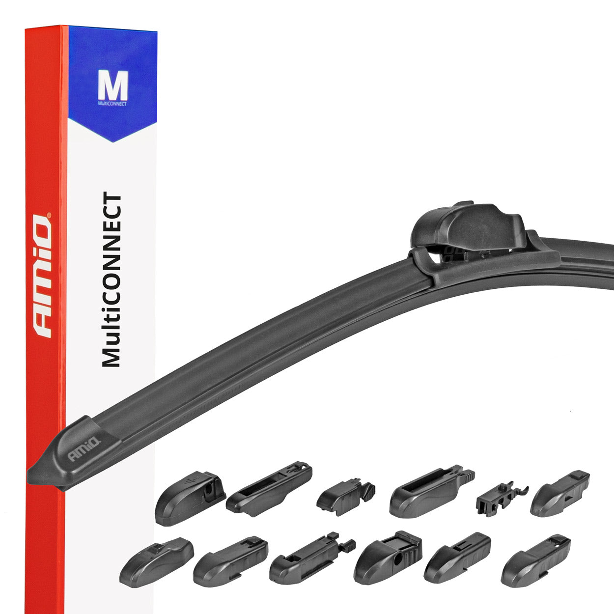 Pióro wycieraczki  AMiO Multiconnect 12" 300mm 12 adapterów AMIO-01187